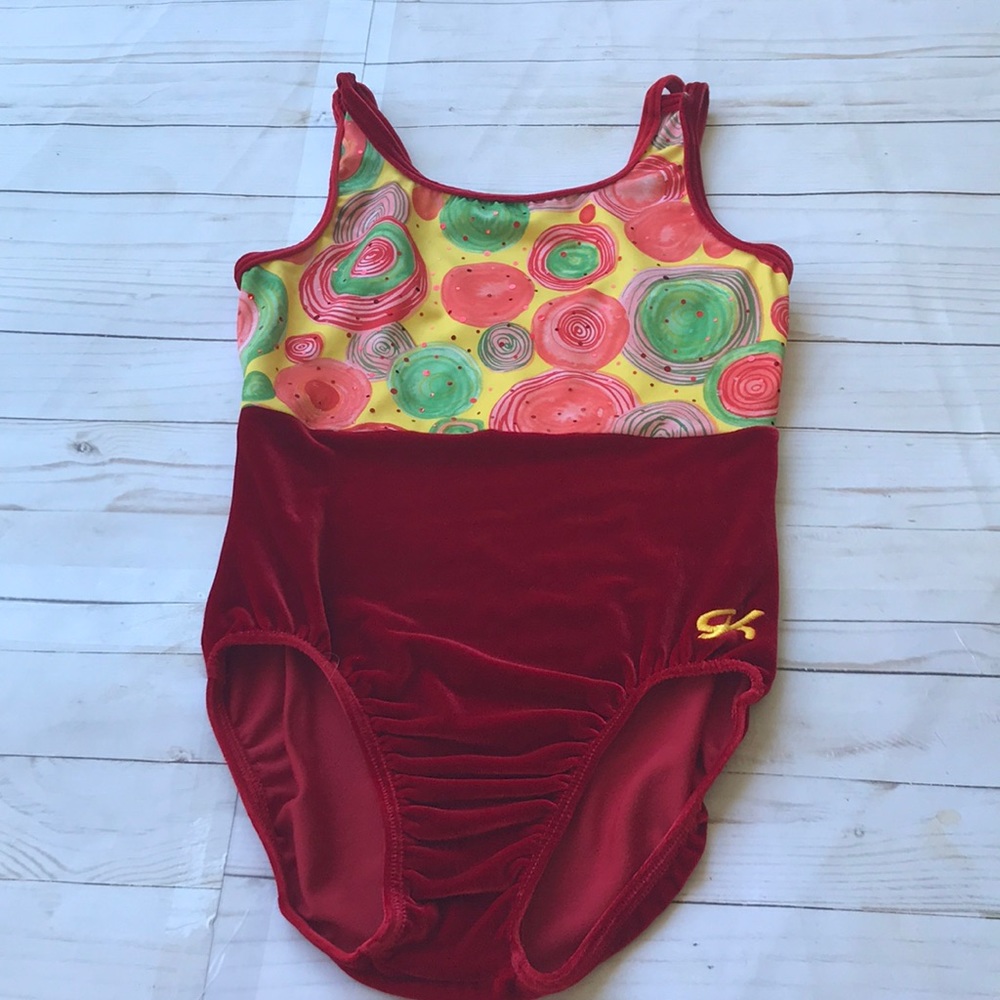 GK Elite Adult Medium Gymnastics Leotard